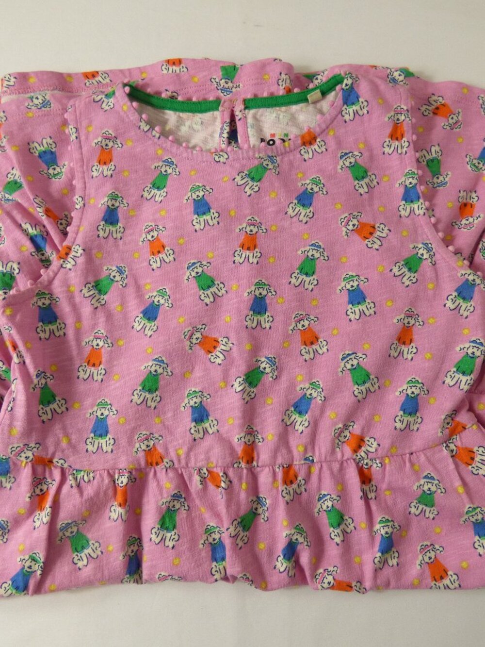 Mini Boden Dog Print Cotton Sun Dress, Size 10-11 Years